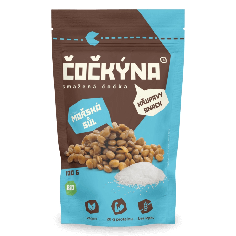 Čočkýna příchuť mořská sůl 100g